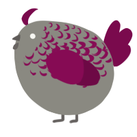 A ash and wine chicken with a half-lace pattern