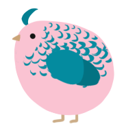 A rose and sea chicken with a half-lace pattern