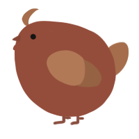 A russet and brown chicken