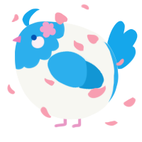 A white and sky chicken with a head pattern