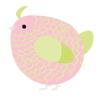 A rose and lemon chicken with a lace pattern