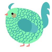 A wine and red chicken with a lace pattern