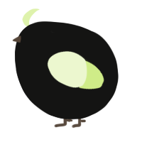 A black and apple chicken