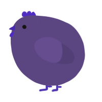 A overcast chicken