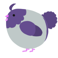 A silver and overcast chicken with a head pattern