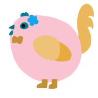 A rose and honey chicken