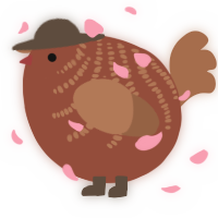 A russet and brown chicken with a half-bar pattern