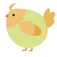 A lemon and honey chicken with a head pattern