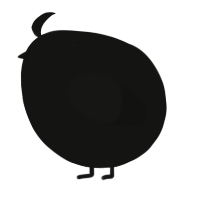 A black chicken