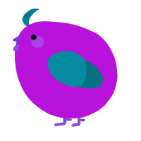 A amethyst and sea chicken