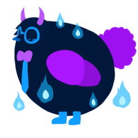 A tumblr and amethyst chicken