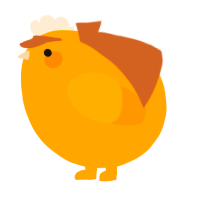 A orange chicken