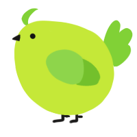 A lime and grass chicken