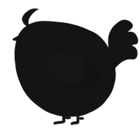 A black chicken