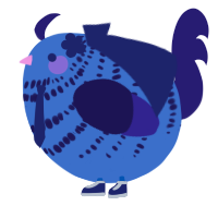 A gold and lemon chicken with a bar pattern