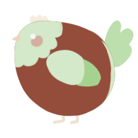 A russet and gluppy chicken with a head pattern