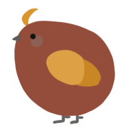 A russet and orange chicken