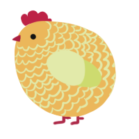 A honey and lemon chicken with a lace pattern