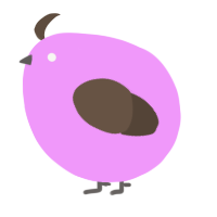A lavender and bark chicken