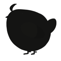 A black chicken