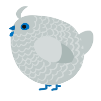 A silver chicken with a lace pattern