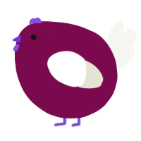 A wine and white chicken