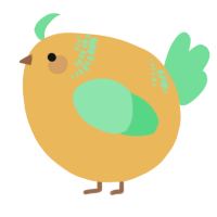 A honey and spring chicken with a neck-band pattern