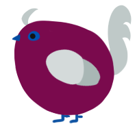 A wine and silver chicken
