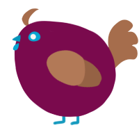 A wine and brown chicken