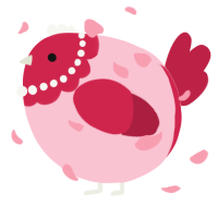 A rose and crimson chicken with a head pattern