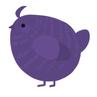 A overcast chicken with a bar pattern