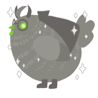 A ash chicken with a bar pattern