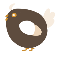 A bark and cream chicken
