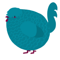 A sea chicken with a lace pattern