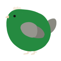 A viridian and ash chicken