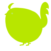A gluppy chicken