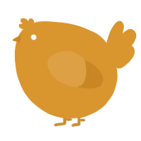 A orange chicken