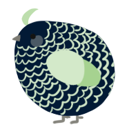A tumblr and gluppy chicken with a lace pattern