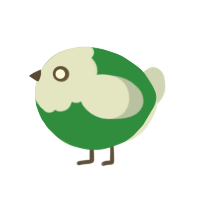 A viridian and silver chicken with a head pattern