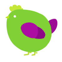 A grass and plum chicken