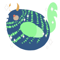 A beige and plum chicken with a bar pattern
