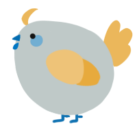 A silver and honey chicken
