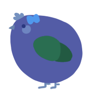 A overcast and leaf chicken