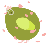 A chartreuse and lime chicken