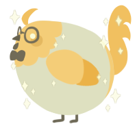 A mist and honey chicken with a head pattern