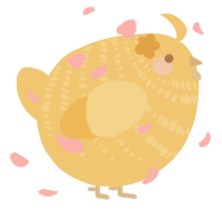 A honey chicken with a bar pattern