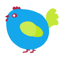 A sky and lime chicken