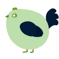 A gluppy and tumblr chicken