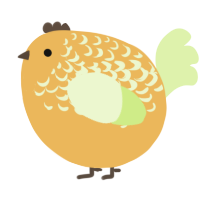 A honey and apple chicken with a half-lace pattern