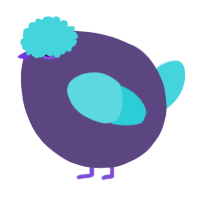 A overcast and aqua chicken